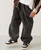 【デビロック/devirock / KIDS】のストレッチデニム ルーズタックパンツ 子供服 キッズ 男の子 女の子 26SS 人気、トレンドファッション・服の通販 founy(ファニー) ファッション Fashion キッズファッション Fashion for Kids ボトムス Bottoms ストレッチ Stretch, Stretchy Fabric スニーカー Sneakers, Trainers デニム Denim, Jeans Material トレーナー Sweatshirt, Trainer バルーン Balloon, Balloon Silhouette パーカー Hoodie, Parka フィット Fit, Slim Fit おすすめ Recommended / Our Picks 2026年 2026 thumbnail ブラック|ID: prp329100004932994 ipo3291000000037026395