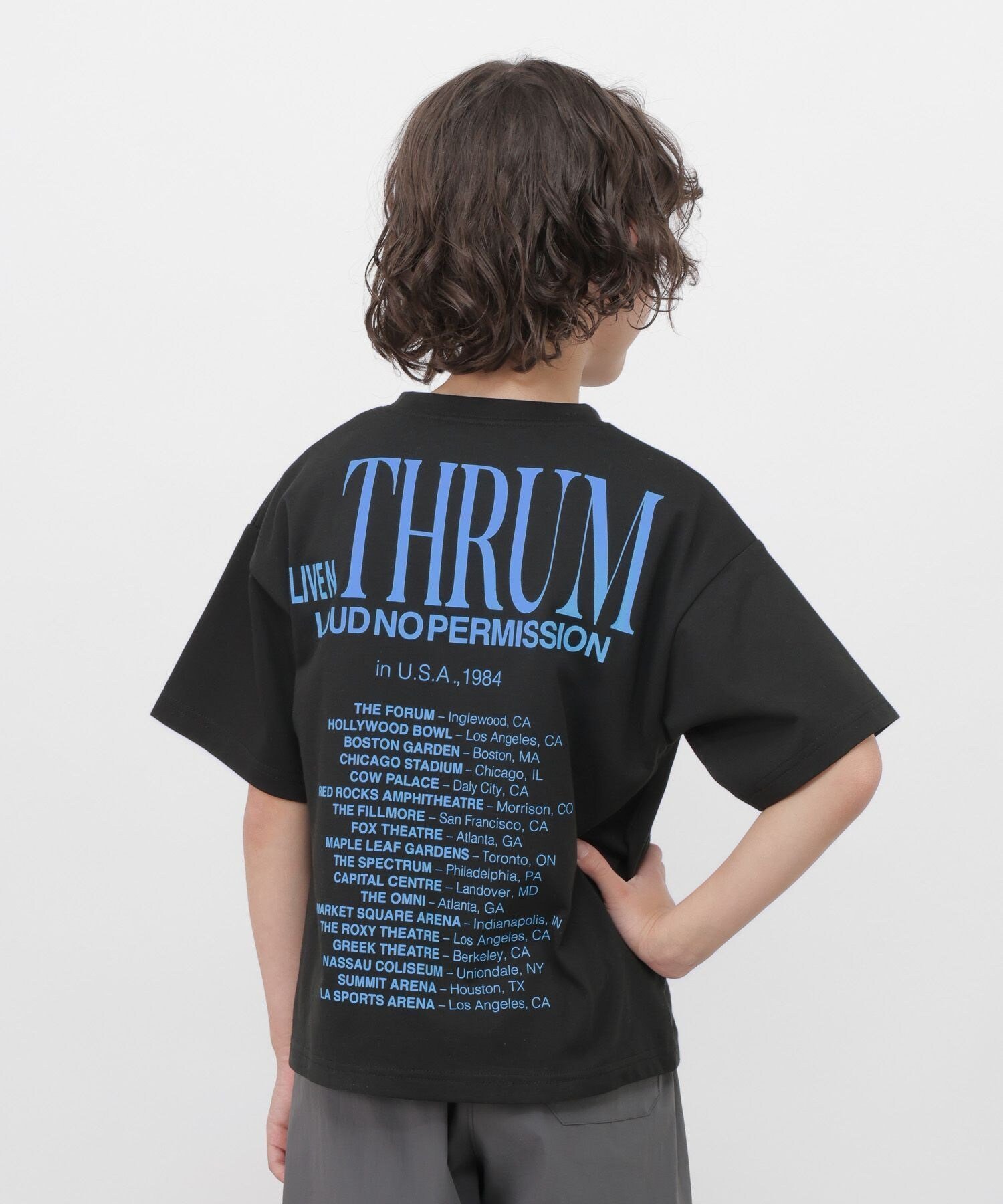 【グローバルワーク/GLOBAL WORK / KIDS】のヘビロッTEEプリント半袖/キッズ/ 637854 インテリア・キッズ・メンズ・レディースファッション・服の通販 founy(ファニー) 　ファッション　Fashion　キッズファッション　Fashion for Kids　おすすめ　Recommended / Our Picks　カーゴパンツ　Cargo Pants, Utility Pants　グラフィック　Graphic, Graphic Design　スラックス　Slacks, Dress Pants　デニム　Denim, Jeans Material　プリント　Print, Printed Pattern　半袖　Short Sleeve, Half Sleeve　吸水　Absorbent, Quick-Dry　夏　Summer　ブラックBIGロゴ09|ID: prp329100004933008 ipo3291000000037026498