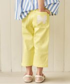 【エフオー オンラインストア/F.O.Online Store / KIDS】のリボンポケットきゅんパンツ(クロップド) 8分丈 人気、トレンドファッション・服の通販 founy(ファニー) ファッション Fashion キッズファッション Fashion for Kids ボトムス Bottoms クロップド Cropped, Short Length ポケット Pocket, Pocket Detail リボン Ribbon, Bow thumbnail イエロー|ID: prp329100004933023 ipo3291000000037026606