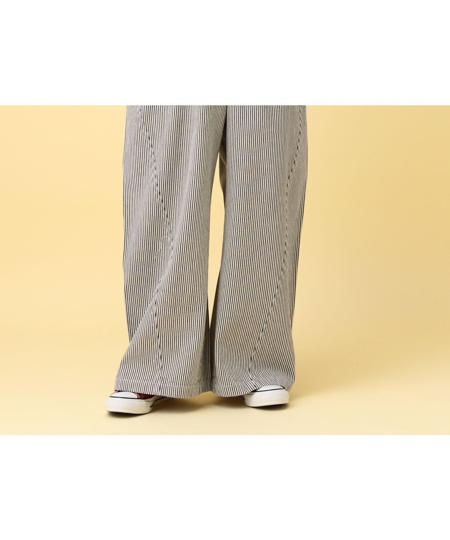 【レプシィム ローリーズファーム/LEPSIM LOWRYS FARM】の【産前・産後対応】マタニティ/ヒッコリーワイドパンツ インテリア・キッズ・メンズ・レディースファッション・服の通販 founy(ファニー) 　ファッション　Fashion　キッズファッション　Fashion for Kids　ボトムス　Bottoms　おすすめ　Recommended / Our Picks　ワイド　Wide, Wide Fit　ナチュラル08|ID: prp329100004933025 ipo3291000000037026614