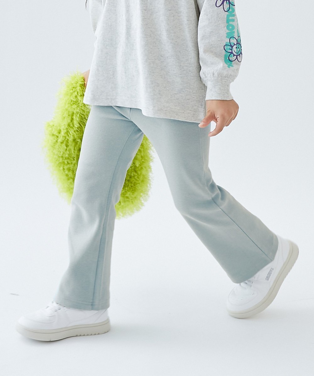 【デビロック/devirock / KIDS】のウルトラストレッチ セミフレアパンツ(綿95%やわらかタッチ) ロングパンツ 25AW インテリア・キッズ・メンズ・レディースファッション・服の通販 founy(ファニー) 　ファッション　Fashion　キッズファッション　Fashion for Kids　ボトムス　Bottoms　ストレッチ　Stretch, Stretchy Fabric　チェック　Check, Plaid, Tartan　ハンカチ　Handkerchief, Hanky　フィット　Fit, Slim Fit　ポケット　Pocket, Pocket Detail　ロング　Long, Long-Length　おすすめ　Recommended / Our Picks　2025年　2025　2025-2026秋冬・A/W　Autumn/Winter 2025–26 AW25–26　セージ|ID: prp329100004933027 ipo3291000000037026641