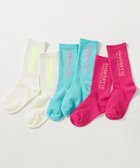 【デビロック/devirock / KIDS】の親子で使える 3足セット ネオンカラー ロゴソックス 子供服 キッズ 男の子 26SS 人気、トレンドファッション・服の通販 founy(ファニー) ファッション Fashion キッズファッション Fashion for Kids サンダル Sandals, Summer Shoes シンプル Simple, Minimal スニーカー Sneakers, Trainers ソックス Socks, Hosiery トレンド Trend, Trending Now ネオン Neon, Neon Color 2026年 2026 thumbnail 013-たてロゴ3|ID: prp329100004933046 ipo3291000000037026771