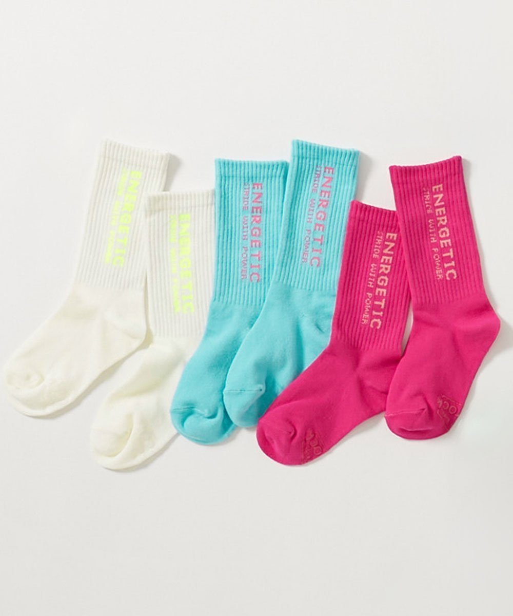 【デビロック/devirock / KIDS】の親子で使える 3足セット ネオンカラー ロゴソックス 子供服 キッズ 男の子 26SS インテリア・キッズ・メンズ・レディースファッション・服の通販 founy(ファニー) 　ファッション　Fashion　キッズファッション　Fashion for Kids　サンダル　Sandals, Summer Shoes　シンプル　Simple, Minimal　スニーカー　Sneakers, Trainers　ソックス　Socks, Hosiery　トレンド　Trend, Trending Now　ネオン　Neon, Neon Color　2026年　2026　013-たてロゴ3|ID: prp329100004933046 ipo3291000000037026771