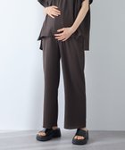 【クロスマルシェ/cross marche / KIDS】のゆったりカットジャガードパンツ(マタニティ~産後)妊婦服 産前・産後対応 ブラウン|ID: prp329100004933052 ipo3291000000037306320