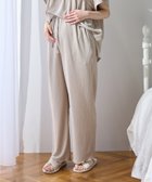 【クロスマルシェ/cross marche / KIDS】のゆったりカットジャガードパンツ(マタニティ~産後)妊婦服 産前・産後対応 オフベージュ|ID: prp329100004933052 ipo3291000000037306321