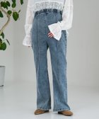 【レプシィム ローリーズファーム/LEPSIM LOWRYS FARM】の【産前・産後対応】マタニティ/ピンタックデニムフレア2 人気、トレンドファッション・服の通販 founy(ファニー) ファッション Fashion キッズファッション Fashion for Kids おすすめ Recommended / Our Picks チュニック Tunic, Long Top デニム Denim, Jeans Material 人気 Popular, Best Seller 夏 Summer thumbnail ケミカル×インディゴブルー85|ID: prp329100004933066 ipo3291000000037026911