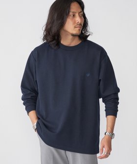 【シップス/SHIPS / MEN】の【WEB限定】SHIPS 抗菌・防臭 ワンポイント ロゴ バーズアイ クルーネック 長袖 Tシャツ 人気、トレンドファッション・服の通販 founy(ファニー) ファッション Fashion メンズファッション Fashion for Men インナー Innerwear クッション Cushion, Throw Pillow 抗菌 Antibacterial, Bacteria-Resistant シンプル Simple, Minimal スウェット / スエット Sweatshirt, Sweatwear スリーブ Sleeve, Long Sleeve / Short Sleeve 長袖 Long Sleeve, Full Sleeve バランス Balance, Style Balance ロング Long, Long-Length ワンポイント One Point, Statement Accent |ID:prp329100004933074