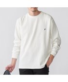【シップス/SHIPS / MEN】の【WEB限定】SHIPS 抗菌・防臭 ワンポイント ロゴ バーズアイ クルーネック 長袖 Tシャツ ホワイト|ID: prp329100004933074 ipo3291000000037314441