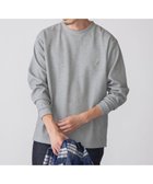 【シップス/SHIPS / MEN】の【WEB限定】SHIPS 抗菌・防臭 ワンポイント ロゴ バーズアイ クルーネック 長袖 Tシャツ ライトグレー|ID: prp329100004933074 ipo3291000000037314442