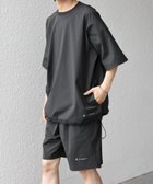 【シップス/SHIPS / MEN】の【WEB限定】SHIPS any ワッシャーナイロン スピンドル Tシャツ+イージーショーツ セットアップ ダークグレー|ID: prp329100004933080 ipo3291000000037229013