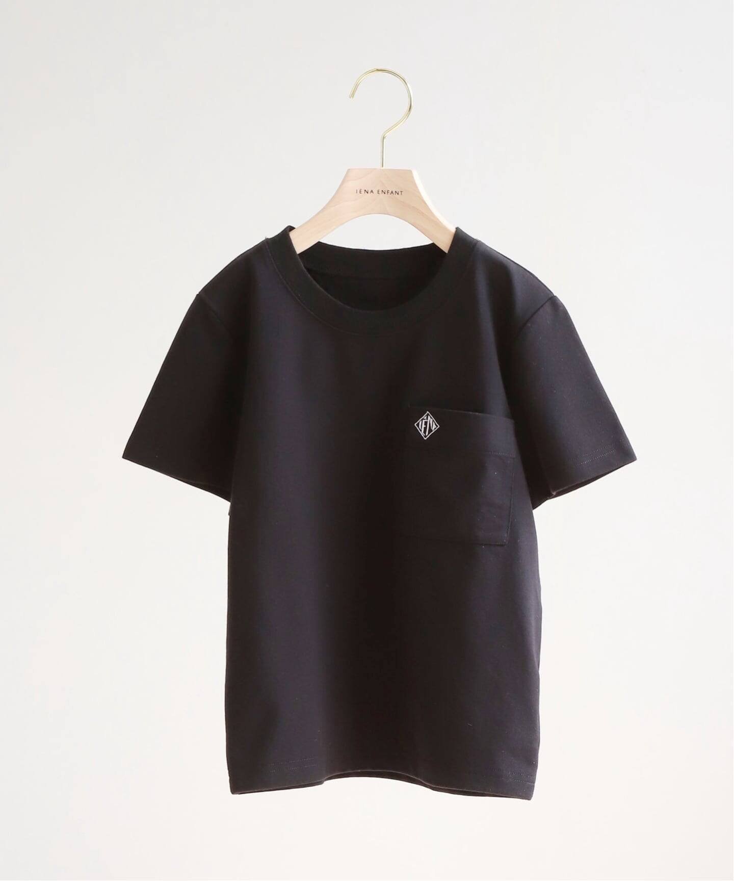 【イエナアンファン/IENA ENFANT / KIDS】の【BASIC】ロゴポケットTシャツ kids インテリア・キッズ・メンズ・レディースファッション・服の通販 founy(ファニー) 　ファッション　Fashion　キッズファッション　Fashion for Kids　シンプル　Simple, Minimal　スマート　Smart, Elegant　ポケット　Pocket, Pocket Detail　夏　Summer　春　Spring　S/S・春夏　SS, Spring/Summer, Warm Season　ブラック|ID: prp329100004933110 ipo3291000000037027209