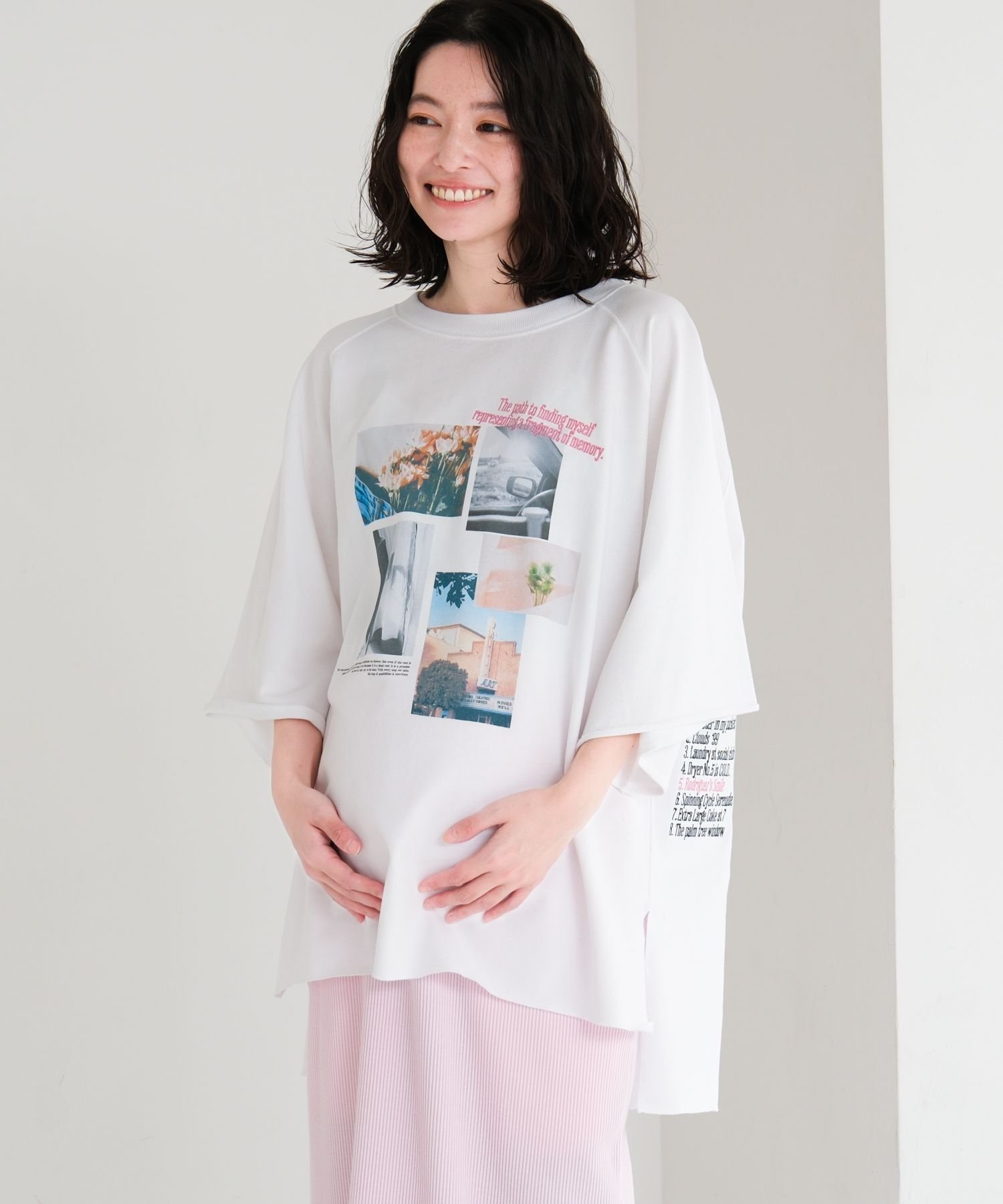 【レプシィム ローリーズファーム/LEPSIM LOWRYS FARM】の【産前・産後対応】マタニティ/アソートプリントミニ裏毛プルオーバー 人気、トレンドファッション・服の通販 founy(ファニー) 　ファッション　Fashion　キッズファッション　Fashion for Kids　トップス・カットソー　Cut & Sew Tops　おすすめ　Recommended / Our Picks　スリット　Slit, Slit Detail　チュニック　Tunic, Long Top　プリーツ　Pleats, Pleated　 other-1|ID: prp329100004933114 ipo3291000000037027226