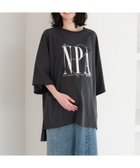 【レプシィム ローリーズファーム/LEPSIM LOWRYS FARM】の【産前・産後対応】マタニティ/アソートプリントミニ裏毛プルオーバー 人気、トレンドファッション・服の通販 founy(ファニー) ファッション Fashion キッズファッション Fashion for Kids トップス・カットソー Cut & Sew Tops おすすめ Recommended / Our Picks スリット Slit, Slit Detail チュニック Tunic, Long Top プリーツ Pleats, Pleated thumbnail グレー×ロゴ19|ID: prp329100004933114 ipo3291000000037027230