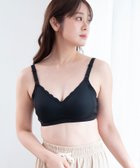 【その他のブランド/Other】の【授乳ブラ】ストラップオープンシームレスブラ 人気、トレンドファッション・服の通販 founy(ファニー) ファッション Fashion キッズファッション Fashion for Kids シンプル Simple, Minimal ブラジャー Bra, Lingerie 無地 Plain, Solid Color ラップ Wrap, Wrap Design thumbnail ブラック|ID: prp329100004933134 ipo3291000000037027333