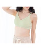【その他のブランド/Other】の【授乳ブラ】ストラップオープンシームレスブラ 人気、トレンドファッション・服の通販 founy(ファニー) ファッション Fashion キッズファッション Fashion for Kids シンプル Simple, Minimal ブラジャー Bra, Lingerie 無地 Plain, Solid Color ラップ Wrap, Wrap Design thumbnail グリーン|ID: prp329100004933134 ipo3291000000037027337