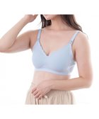 【その他のブランド/Other】の【授乳ブラ】ストラップオープンシームレスブラ 人気、トレンドファッション・服の通販 founy(ファニー) ファッション Fashion キッズファッション Fashion for Kids シンプル Simple, Minimal ブラジャー Bra, Lingerie 無地 Plain, Solid Color ラップ Wrap, Wrap Design thumbnail ブルー|ID: prp329100004933134 ipo3291000000037027344