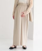 【レプシィム ローリーズファーム/LEPSIM LOWRYS FARM】の《リネンライクドライシリーズ》【産前・産後対応】マタニティ/ギャザーワイドパンツ 人気、トレンドファッション・服の通販 founy(ファニー) ファッション Fashion キッズファッション Fashion for Kids ボトムス Bottoms おすすめ Recommended / Our Picks ジャケット Jacket, Outerwear セットアップ Set-Up, Coordinated Outfit フリル Frill, Ruffle ルーズ Loose, Oversized レギュラー Regular, Standard Fit 長袖 Long Sleeve, Full Sleeve thumbnail ベージュ52|ID: prp329100004933145 ipo3291000000037027405