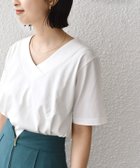 【シップス フォー ウィメン/SHIPS】の【WEB限定】 ネックが選べる2サイズ展開 オーガニックコットン バリエーションネック TEE 人気、トレンドファッション・服の通販 founy(ファニー) ファッション Fashion レディースファッション Fashion for Women インナー Innerwear コンパクト Compact, Small Size ベーシック Basic, Essential thumbnail ホワイト系|ID: prp329100004933159 ipo3291000000037027490