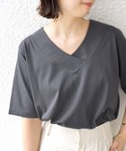 【シップス フォー ウィメン/SHIPS】の【WEB限定】 ネックが選べる2サイズ展開 オーガニックコットン バリエーションネック TEE 人気、トレンドファッション・服の通販 founy(ファニー) ファッション Fashion レディースファッション Fashion for Women インナー Innerwear コンパクト Compact, Small Size ベーシック Basic, Essential thumbnail グレー系|ID: prp329100004933159 ipo3291000000037027492