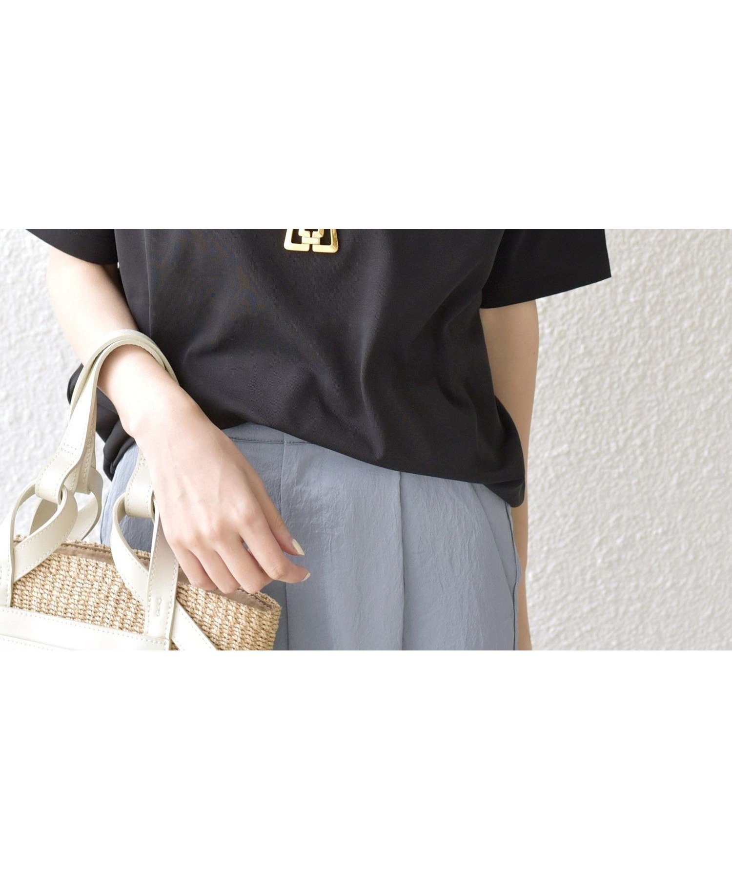 【シップス フォー ウィメン/SHIPS】の【WEB限定】 ネックが選べる2サイズ展開 オーガニックコットン バリエーションネック TEE インテリア・キッズ・メンズ・レディースファッション・服の通販 founy(ファニー) 　ファッション　Fashion　レディースファッション　Fashion for Women　インナー　Innerwear　コンパクト　Compact, Small Size　ベーシック　Basic, Essential　ブラック|ID: prp329100004933159 ipo3291000000037027503