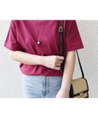 【シップス フォー ウィメン/SHIPS】の【WEB限定】 ネックが選べる2サイズ展開 オーガニックコットン バリエーションネック TEE 人気、トレンドファッション・服の通販 founy(ファニー) ファッション Fashion レディースファッション Fashion for Women インナー Innerwear コンパクト Compact, Small Size ベーシック Basic, Essential thumbnail エンジ|ID: prp329100004933159 ipo3291000000037027510