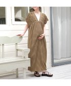 【レプシィム ローリーズファーム/LEPSIM LOWRYS FARM】の【産前・産後対応】マタニティ/シャーリングVワンピース 人気、トレンドファッション・服の通販 founy(ファニー) ファッション Fashion キッズファッション Fashion for Kids ワンピース Dresses おすすめ Recommended / Our Picks ギンガム Gingham, Gingham Fabric サンダル Sandals, Summer Shoes シャーリング Shirring, Ruched ドット Polka Dot, Dot Pattern フロント Front, Front Design 厚底 Platform Shoes 夏 Summer thumbnail ブラウン×ギンガム50|ID: prp329100004933173 ipo3291000000037027589