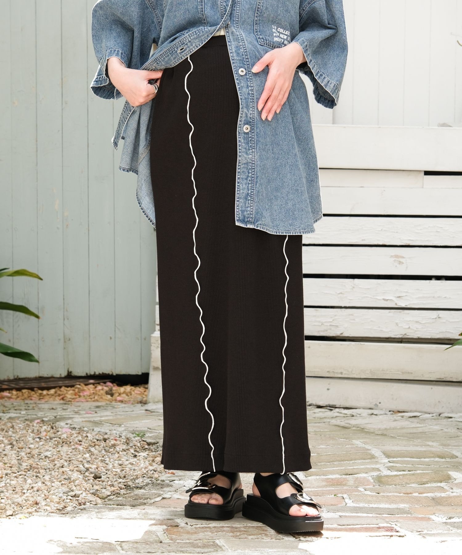 【レプシィム ローリーズファーム/LEPSIM LOWRYS FARM】の【産前・産後対応】マタニティ/配色メローカットスカート 人気、トレンドファッション・服の通販 founy(ファニー) 　ファッション　Fashion　キッズファッション　Fashion for Kids　おすすめ　Recommended / Our Picks　シンプル　Simple, Minimal　スウェット / スエット　Sweatshirt, Sweatwear　人気　Popular, Best Seller　冬　Winter / This Winter　 other-1|ID: prp329100004933179 ipo3291000000037027619