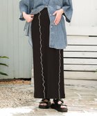 【レプシィム ローリーズファーム/LEPSIM LOWRYS FARM】の【産前・産後対応】マタニティ/配色メローカットスカート 人気、トレンドファッション・服の通販 founy(ファニー) ファッション Fashion キッズファッション Fashion for Kids おすすめ Recommended / Our Picks シンプル Simple, Minimal スウェット / スエット Sweatshirt, Sweatwear 人気 Popular, Best Seller 冬 Winter / This Winter thumbnail ブラック09|ID: prp329100004933179 ipo3291000000037027622