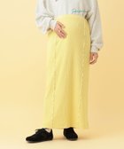 【レプシィム ローリーズファーム/LEPSIM LOWRYS FARM】の【産前・産後対応】マタニティ/配色メローカットスカート 人気、トレンドファッション・服の通販 founy(ファニー) ファッション Fashion キッズファッション Fashion for Kids おすすめ Recommended / Our Picks シンプル Simple, Minimal スウェット / スエット Sweatshirt, Sweatwear 人気 Popular, Best Seller 冬 Winter / This Winter thumbnail イエロー62|ID: prp329100004933179 ipo3291000000037027626