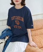 【フリークスストア/FREAK'S STORE】の限定展開 別注フロッキープリントロゴ半袖Tシャツ Champion チャンピオン 限定 人気、トレンドファッション・服の通販 founy(ファニー) ファッション Fashion レディースファッション Fashion for Women トップス・カットソー Cut & Sew Tops シャツ・ブラウス・オフィスカジュアル Elegant Blouses & Button-Ups ロングTシャツ・Tシャツ Longline T-Shirts & Tees 2026年 2026 アニマル Animal Print ギャザー Gathered, Ruffled スペシャル Special, Limited Edition チュニック Tunic, Long Top ティアード Tiered, Tiered Style フリル Frill, Ruffle プリント Print, Printed Pattern 別注 Limited Edition, Custom Order 半袖 Short Sleeve, Half Sleeve 夏 Summer S/S・春夏 SS, Spring/Summer, Warm Season thumbnail ネイビー|ID: prp329100004933183 ipo3291000000037027659