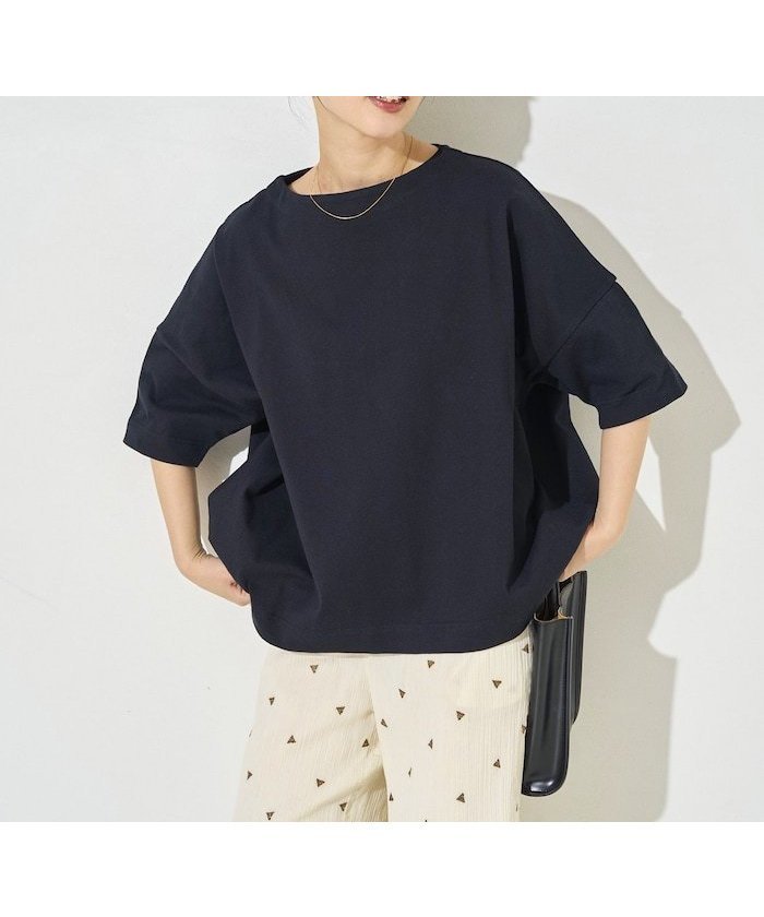 【フリークスストア/FREAK'S STORE】の限定展開 ボートネック バスク 半袖 Tシャツ インテリア・キッズ・メンズ・レディースファッション・服の通販 founy(ファニー) 　ファッション　Fashion　レディースファッション　Fashion for Women　トップス・カットソー　Cut & Sew Tops　シャツ・ブラウス・オフィスカジュアル　Elegant Blouses & Button-Ups　ロングTシャツ・Tシャツ　Longline T-Shirts & Tees　イエロー　Yellow　カットソー　Cut and Sewn Top　ショルダー　Shoulder, Shoulder Strap　シンプル　Simple, Minimal　スキニー　Skinny, Slim Fit　スラックス　Slacks, Dress Pants　デニム　Denim, Jeans Material　ドロップ　Drop Shoulder, Dropped Style　定番　Standard, Basic Item　人気　Popular, Best Seller　バスク　Basque, Basque Style　バランス　Balance, Style Balance　フレア　Flare, Flared　ボトム　Bottoms, Lower Wear　半袖　Short Sleeve, Half Sleeve　ワイド　Wide, Wide Fit　S/S・春夏　SS, Spring/Summer, Warm Season　プチプライス・低価格　Affordable / Budget Price　おすすめ　Recommended / Our Picks　夏　Summer　2026年　2026　ブラック|ID: prp329100004933187 ipo3291000000037027681