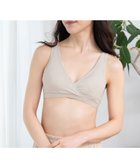 【フローリスト/florist / KIDS】の【授乳ブラ】クロスオープンブラ グレイッシュベージュ|ID: prp329100004933191 ipo3291000000037306187