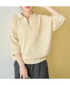 【フリークスストア/FREAK'S STORE】の半袖ポロ襟スキッパーサマーニット【限定展開】 ナチュラル|ID: prp329100004933204 ipo3291000000037297344