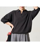 【フリークスストア/FREAK'S STORE】の半袖ポロ襟スキッパーサマーニット【限定展開】 ブラック|ID: prp329100004933204 ipo3291000000037297345
