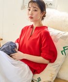【フリークスストア/FREAK'S STORE】の半袖ポロ襟スキッパーサマーニット【限定展開】 レッド|ID: prp329100004933204 ipo3291000000037297349