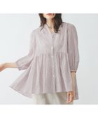 【グローバルワーク/GLOBAL WORK】のエアリーリラックス切り替えペプラムブラウス/636652 人気、トレンドファッション・服の通販 founy(ファニー) ファッション Fashion レディースファッション Fashion for Women トップス・カットソー Cut & Sew Tops シャツ・ブラウス・オフィスカジュアル Elegant Blouses & Button-Ups おすすめ Recommended / Our Picks インナー Innerwear スキッパー Skipper, Open Collar ペプラム Peplum, Flared Hem ワイド Wide, Wide Fit 羽織 Haori, Light Jacket thumbnail ボルドーストライプ10|ID: prp329100004933209 ipo3291000000037027857