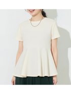 【コカ/COCA】のエンボス裾フリル半袖プルオーバー 人気、トレンドファッション・服の通販 founy(ファニー) ファッション Fashion レディースファッション Fashion for Women トップス・カットソー Cut & Sew Tops カジュアルプルオーバー・ニットトップス Pullovers & Knit Tops / Casual Pullovers フリル Frill, Ruffle 半袖 Short Sleeve, Half Sleeve thumbnail Ivory|ID: prp329100004933226 ipo3291000000037027970