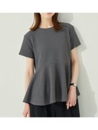 【コカ/COCA】のエンボス裾フリル半袖プルオーバー 人気、トレンドファッション・服の通販 founy(ファニー) ファッション Fashion レディースファッション Fashion for Women トップス・カットソー Cut & Sew Tops カジュアルプルオーバー・ニットトップス Pullovers & Knit Tops / Casual Pullovers フリル Frill, Ruffle 半袖 Short Sleeve, Half Sleeve thumbnail Gray|ID: prp329100004933226 ipo3291000000037027972