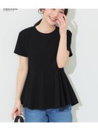 【コカ/COCA】のエンボス裾フリル半袖プルオーバー 人気、トレンドファッション・服の通販 founy(ファニー) ファッション Fashion レディースファッション Fashion for Women トップス・カットソー Cut & Sew Tops カジュアルプルオーバー・ニットトップス Pullovers & Knit Tops / Casual Pullovers フリル Frill, Ruffle 半袖 Short Sleeve, Half Sleeve thumbnail Black|ID: prp329100004933226 ipo3291000000037027975