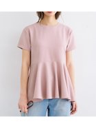 【コカ/COCA】のエンボス裾フリル半袖プルオーバー 人気、トレンドファッション・服の通販 founy(ファニー) ファッション Fashion レディースファッション Fashion for Women トップス・カットソー Cut & Sew Tops カジュアルプルオーバー・ニットトップス Pullovers & Knit Tops / Casual Pullovers フリル Frill, Ruffle 半袖 Short Sleeve, Half Sleeve thumbnail Dk.pink|ID: prp329100004933226 ipo3291000000037027977