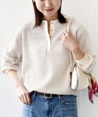 【シップス/SHIPS】の【WEB限定】 手洗い可能 ウェーブ クレープ ヘンリー 2WAY プルオーバー ナチュラル|ID: prp329100004933232 ipo3291000000037330795
