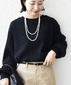 【シップス/SHIPS】の【WEB限定】 手洗い可能 ウェーブ クレープ ヘンリー 2WAY プルオーバー ブラック|ID: prp329100004933232 ipo3291000000037330796