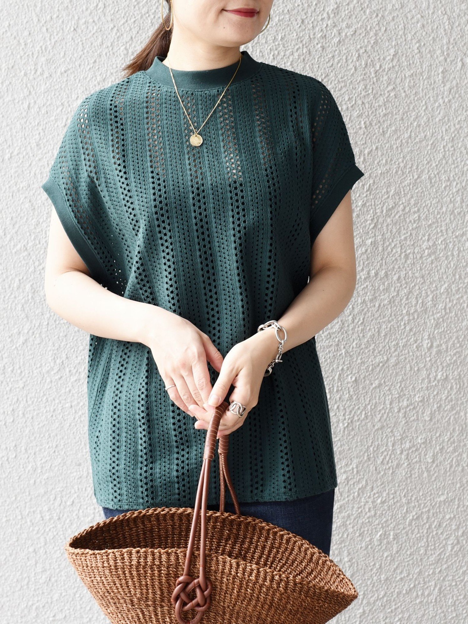 【シップス フォー ウィメン/SHIPS】の【WEB限定】 手洗い可能 アイレット クルーネック プルオーバー インテリア・キッズ・メンズ・レディースファッション・服の通販 founy(ファニー) 　ファッション　Fashion　レディースファッション　Fashion for Women　トップス・カットソー　Cut & Sew Tops　カジュアルプルオーバー・ニットトップス　Pullovers & Knit Tops / Casual Pullovers　アイレット　Eyelet Lace　イエロー　Yellow　オレンジ　Orange　シルバー　Silver, Metallic Silver　ストライプ　Stripe, Striped Pattern　ストレッチ　Stretch, Stretchy Fabric　パープル　Purple, Violet　フラワー　Flower, Floral　ベーシック　Basic, Essential　ボトム　Bottoms, Lower Wear　ラベンダー　Lavender　リラックス　Relax, Relaxed Fit　レース　Lace, Lace Fabric　2026年　2026　グリーン|ID: prp329100004933237 ipo3291000000037028054