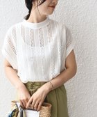 【シップス/SHIPS】の【WEB限定】 手洗い可能 アイレット クルーネック プルオーバー ホワイト|ID: prp329100004933237 ipo3291000000037326276