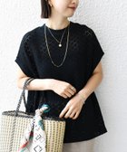 【シップス/SHIPS】の【WEB限定】 手洗い可能 アイレット クルーネック プルオーバー ブラック|ID: prp329100004933237 ipo3291000000037326279