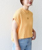 【シップス/SHIPS】の【WEB限定】 手洗い可能 アイレット クルーネック プルオーバー オレンジ|ID: prp329100004933237 ipo3291000000037326281