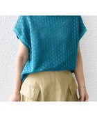 【シップス/SHIPS】の【WEB限定】 手洗い可能 アイレット クルーネック プルオーバー ブルー系|ID: prp329100004933237 ipo3291000000037326285