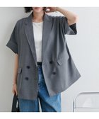 【ディスコート/Discoat】の【新色追加/さらっとした着心地】テックリネン半袖シャツジャケット《WEB限定》 人気、トレンドファッション・服の通販 founy(ファニー) ファッション Fashion レディースファッション Fashion for Women アウター Coat / Outerwear Collection レディースジャケット・軽アウター Jackets キャミソール Camisole, Spaghetti Strap Top ジャケット Jacket, Outerwear セットアップ Set-Up, Coordinated Outfit デニム Denim, Jeans Material 人気 Popular, Best Seller 半袖 Short Sleeve, Half Sleeve リネン Linen, Linen Fabric おすすめ Recommended / Our Picks 夏 Summer thumbnail グレー|ID: prp329100004933240 ipo3291000000037028105