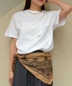 【シップス フォー ウィメン/SHIPS】の【累計販売数18万枚突破!!】【WEB限定】SHIPS マイクロ SHIPSロゴ ポケット Tシャツ オフホワイト|ID:prp329100004933249