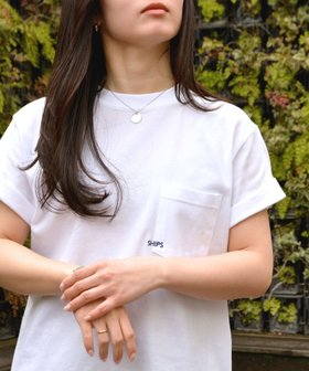【シップス/SHIPS】の【累計販売数18万枚突破!!】【WEB限定】SHIPS マイクロ SHIPSロゴ ポケット Tシャツ 大人の最旬トレンドファッション＆コーディネート founy(ファウニー) ファッション Fashion レディースファッション Fashion for Women トップス・カットソー Cut & Sew Tops シャツ・ブラウス・オフィスカジュアル Elegant Blouses & Button-Ups ロングTシャツ・Tシャツ Longline T-Shirts & Tees クール Cool, Chic ストーン Stone, Gem-Like 定番 Standard, Basic Item ポケット Pocket, Pocket Detail おすすめ Recommended / Our Picks |ID:prp329100004933249